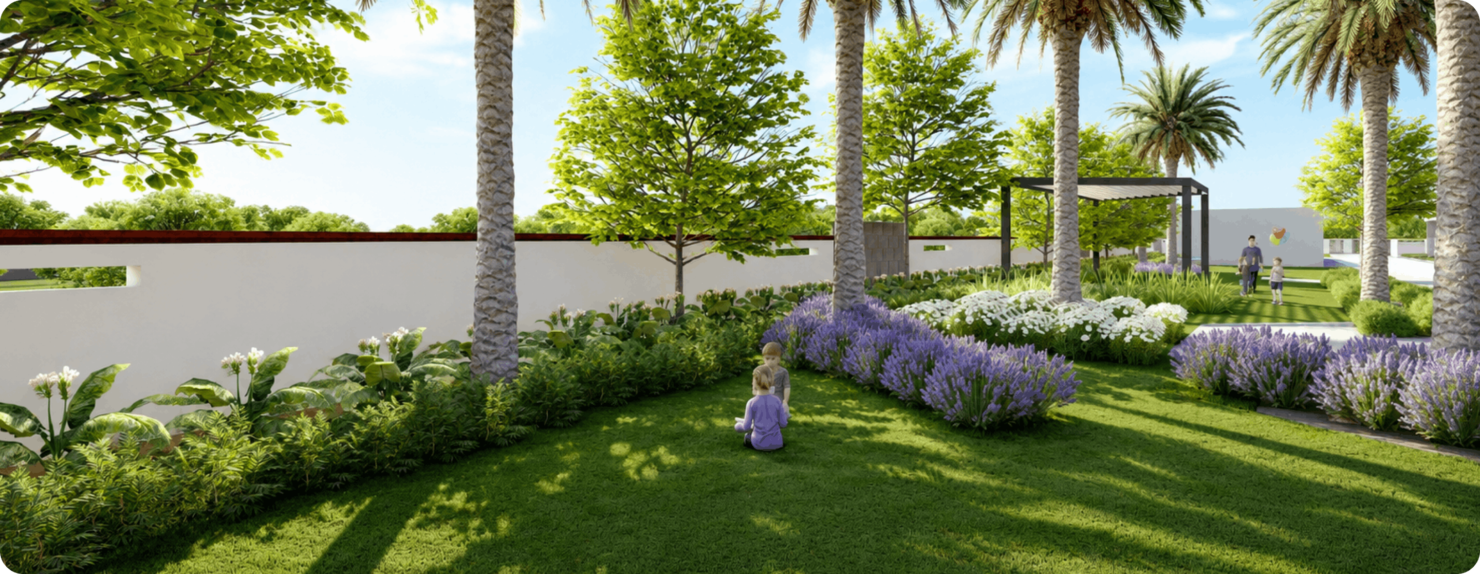 Pet park amenity at Mahidhara Harmony residential villa community